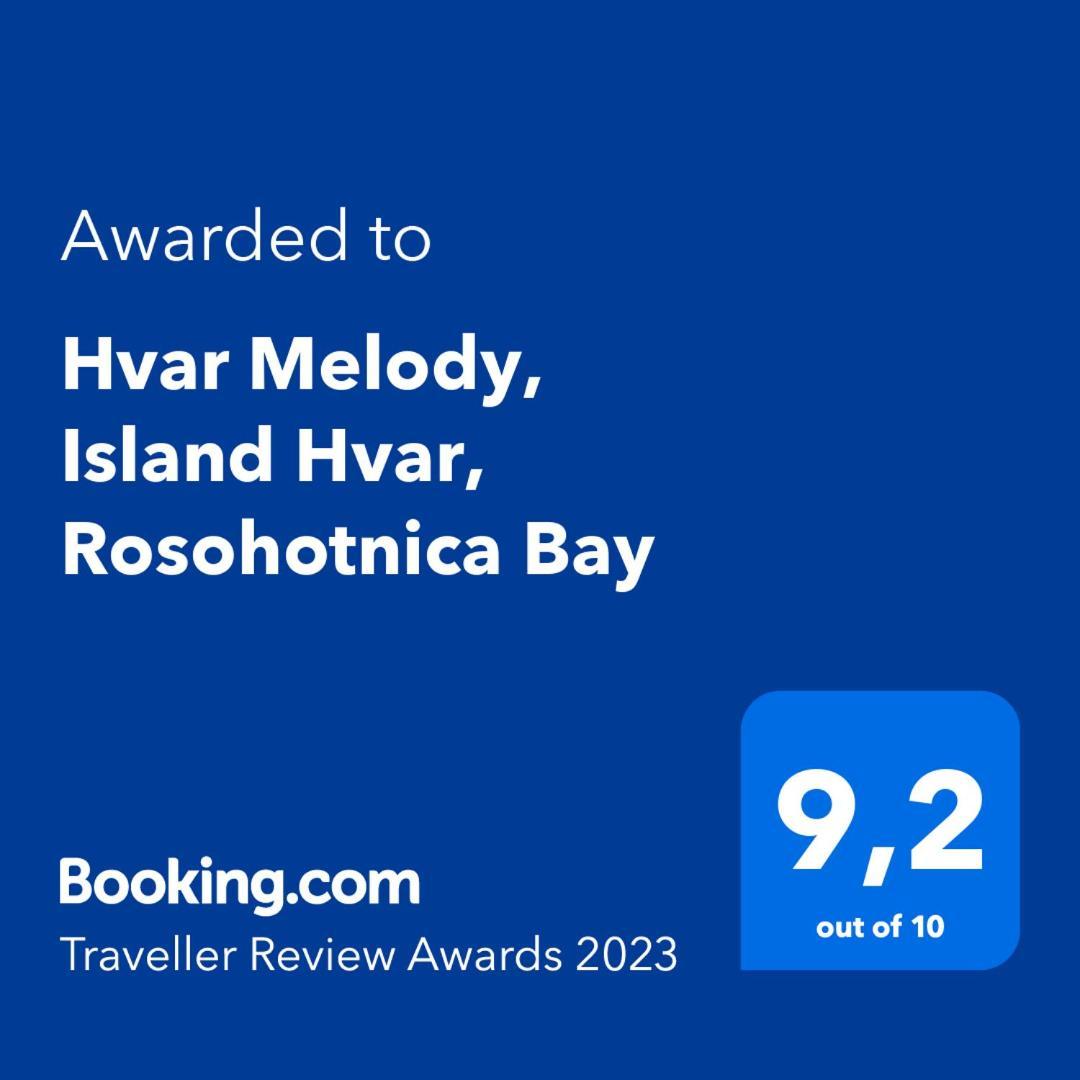 Hvar Melody, Island Hvar, Rosohotnica Bay Basina ภายนอก รูปภาพ